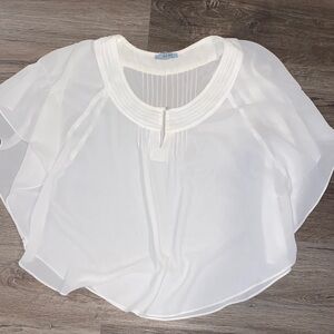 Elegant White Women's Top